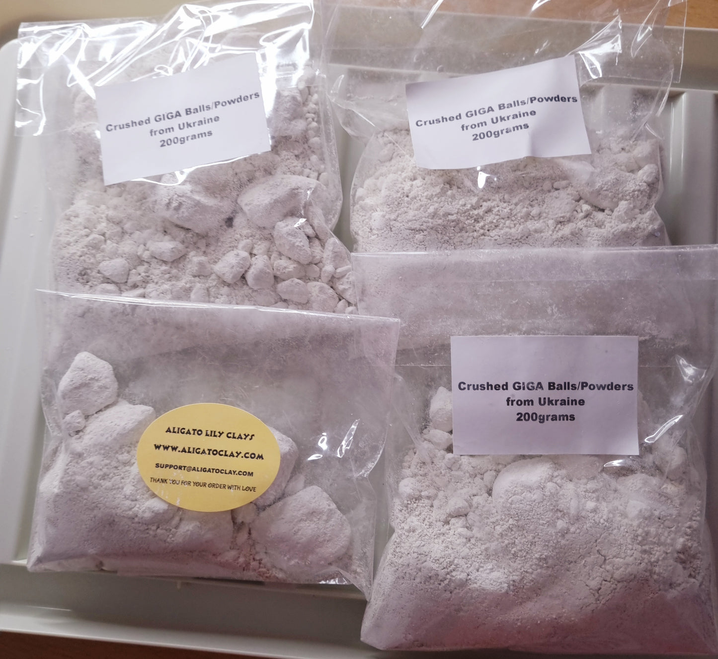 Edible Crushed Giga Chalk Balls Natural Ukraine Chalk Powders