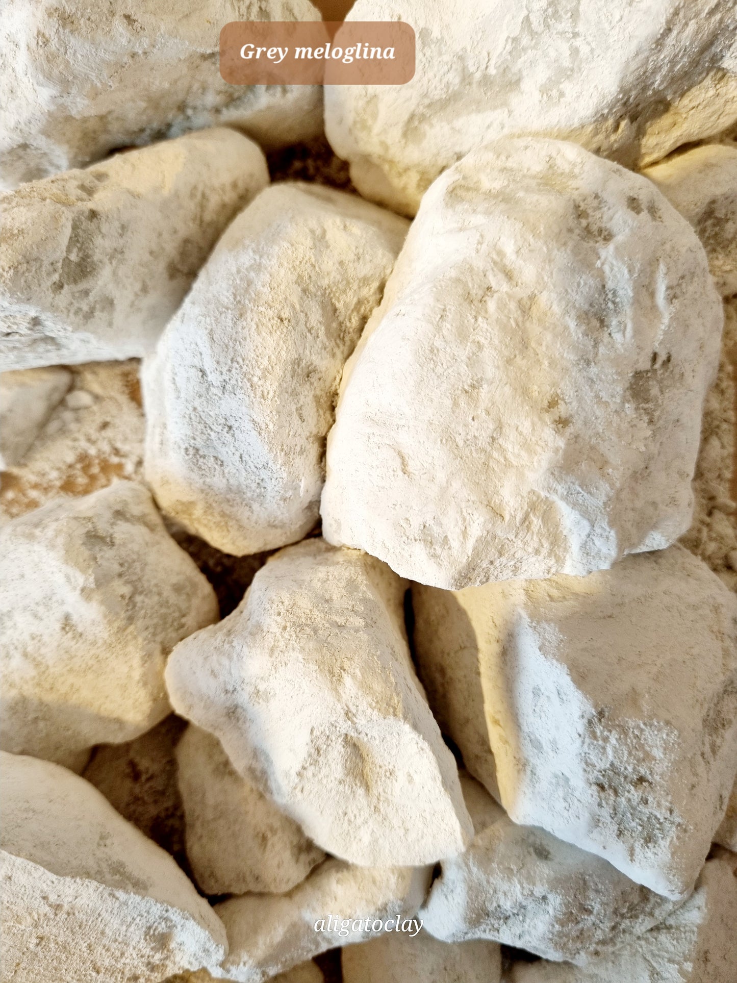 Edible Chalk Gray Meloglina Natural Ukraine Chalk