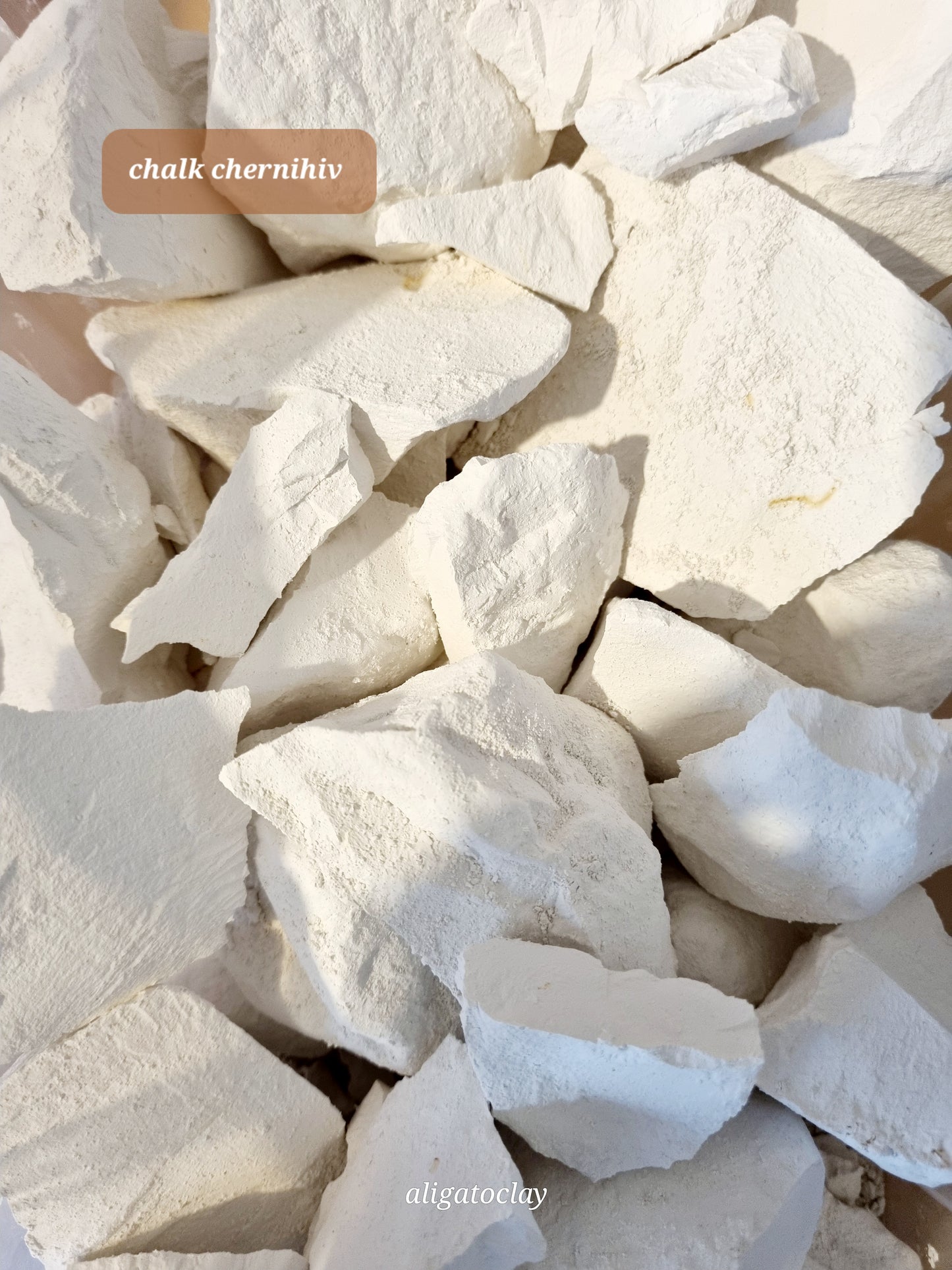 Edible Chalk Chernihiv Natural Ukraine Chalk