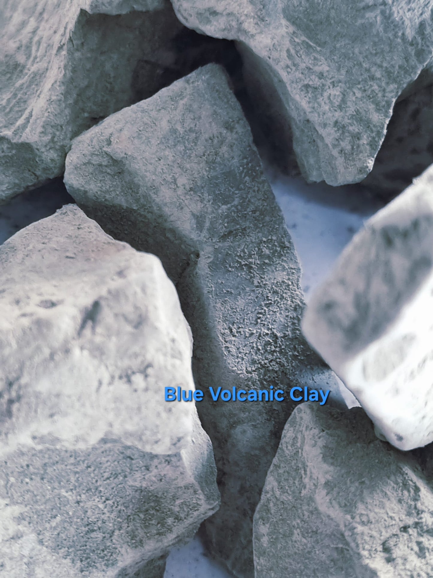 Edible Clay Natural Dark Blue Volcanic Clay
