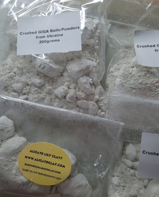 Edible Crushed Giga Chalk  Balls Natural Ukraine Chalk Powders