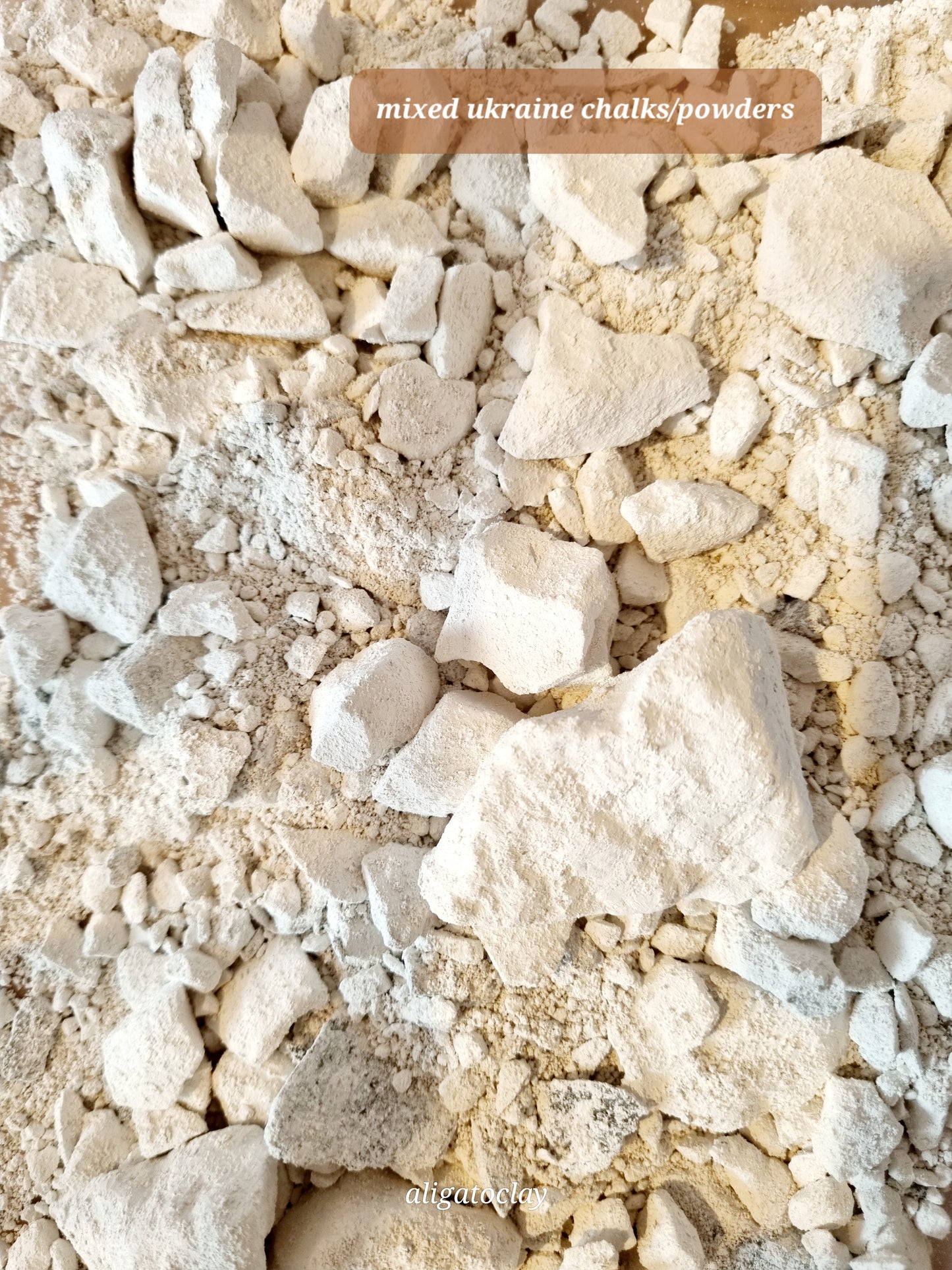 Mixed Edible Natural Ukraine Chalk Powders