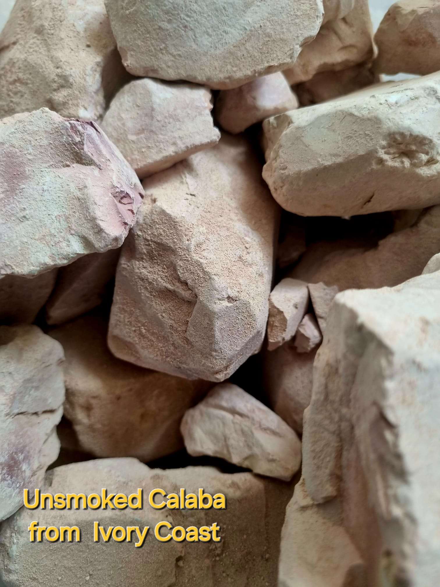 Kalabo Rocks Edible Unsmoked Kaolin Lokpo Calaba Clay from Ivory Coast – Aligato ...