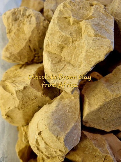 Edible Clay Chocolate Brown Natural Southern AFRICAN Clays from Zambia