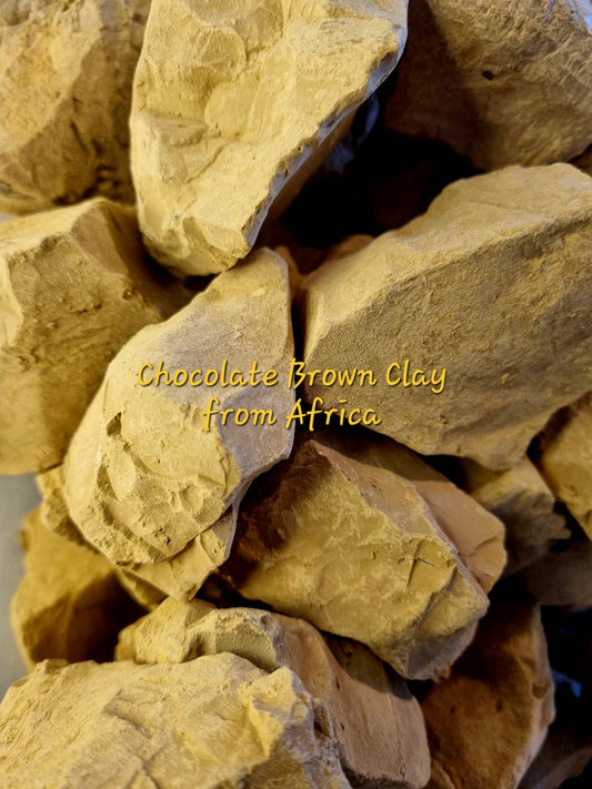 Edible Clay Chocolate Brown Natural Southern AFRICAN Clays from Zambia