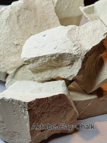 AKTOBE CLAY- CHALK Chunks Edible Natural Russian Clay