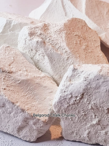 EDIBLE Belgorod Chalk CHUNKS Natural Russian Chalks