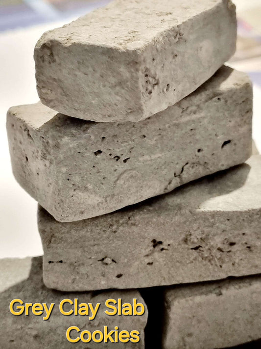 Edible Clay cookies Grey Slab Cake Cookies 100grams