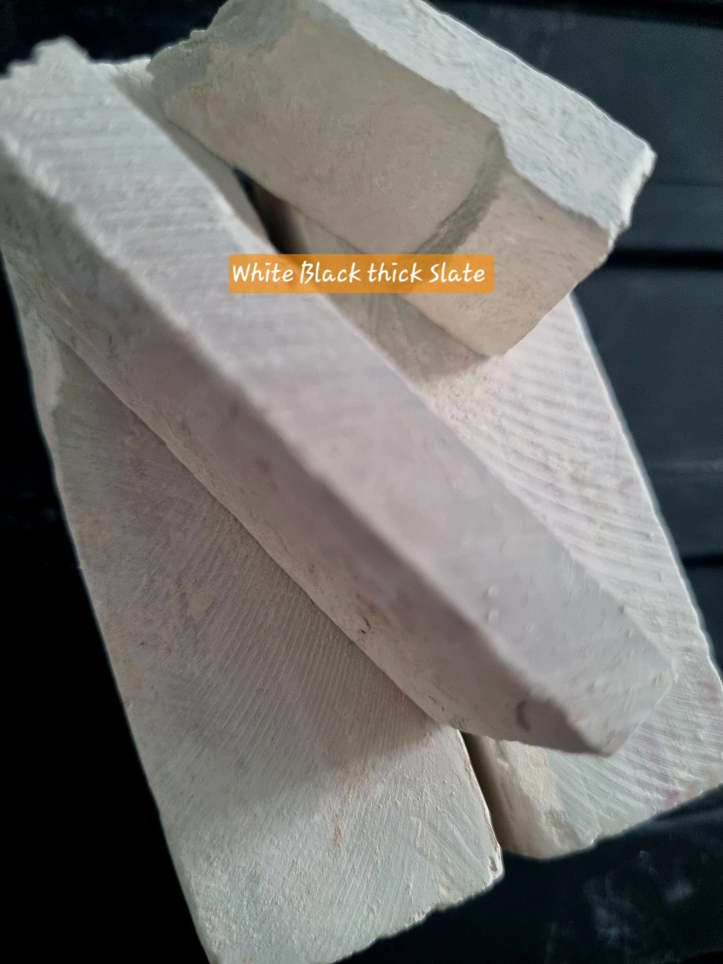 Edible White Black Slate  Pencils