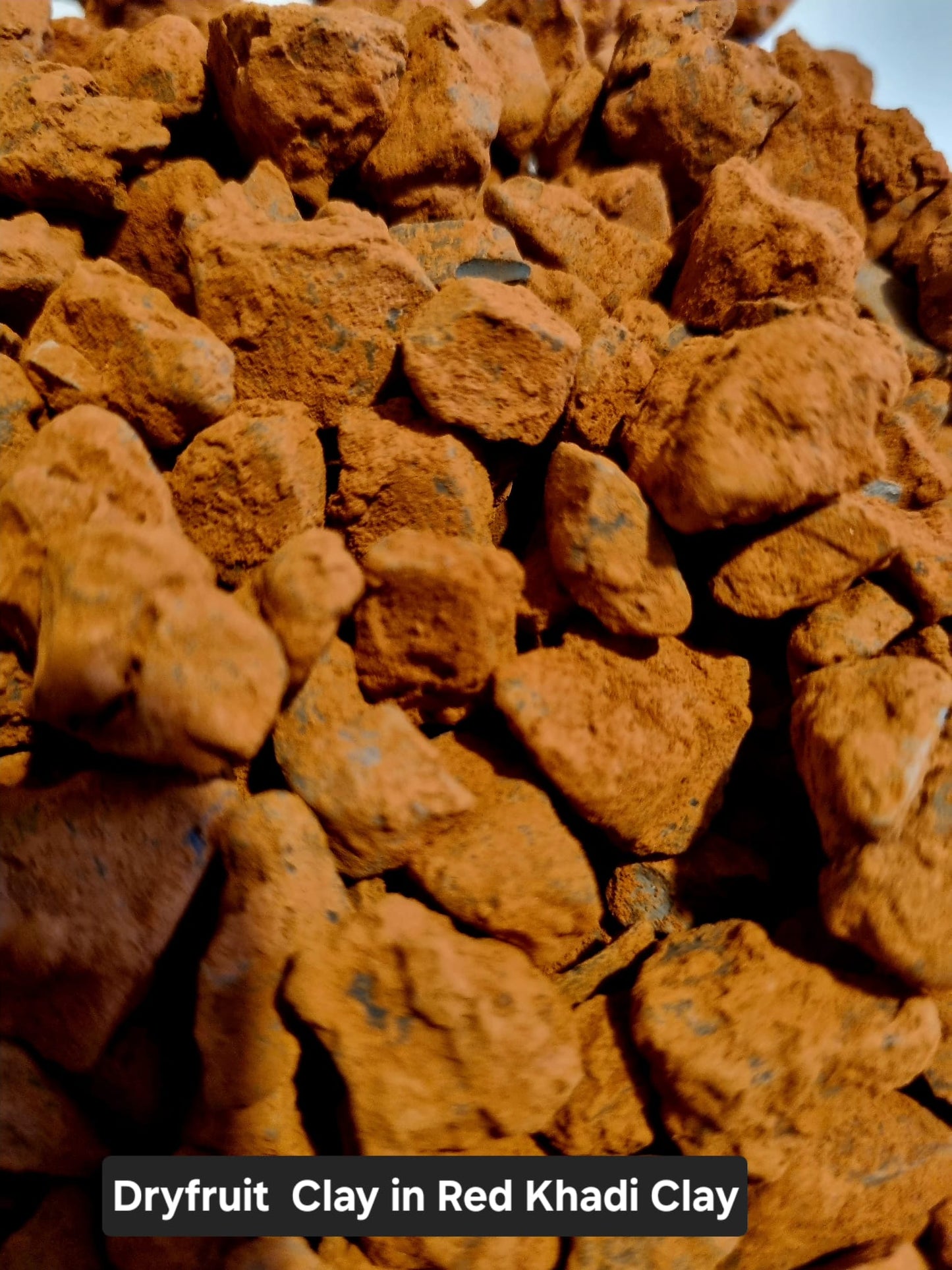 Edible Clays DRY FRUIT Clay in Red Khadi Clay