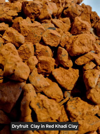 Edible Clays DRY FRUIT Clay in Red Khadi Clay