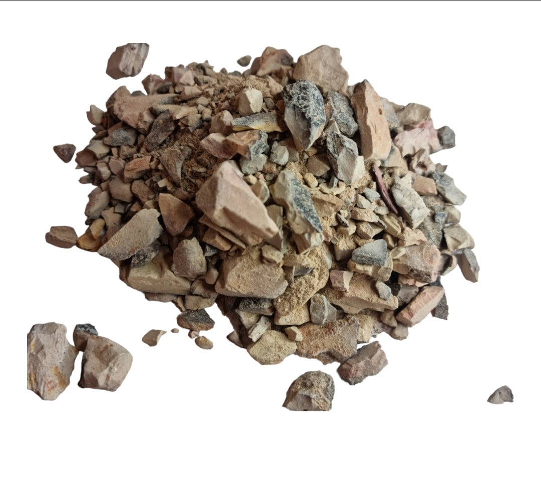 Edible Clay Crumbs Smoked Ivory Coast Calaba Crumbs Powders 100grams